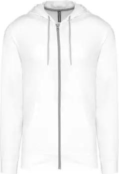 Kariban Leichtes Baumwoll-Kapuzensweatshirt Unisex (K438) weiß