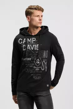 Camp David CG2601-3195-21 Kapuzenshirt mit Reflektierenden Details schwarz