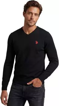 U.S. Polo Assn. UMEdmond Classic Fit V-Neck Pullover schwarz