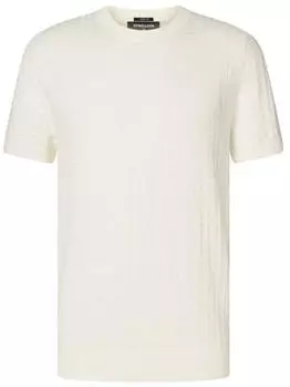 Strellson Robas Strickshirt weiß
