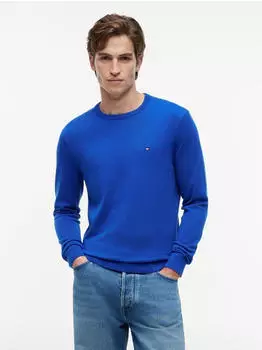 Tommy Hilfiger Essential Cotton Crewneck Regular Fit Pullover (MW0MW39999) regal blue