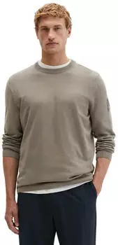 Marc O'Polo DFB Travel Collection Rundhals Pullover (77448862) taupe