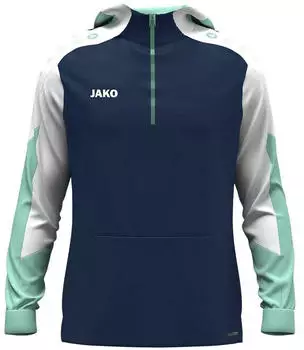 JAKO Dynamic Zip Hoodie Herren (6770) marine/wei&szlig;/minze