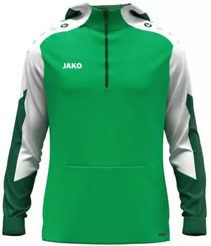 JAKO Dynamic Zip Hoodie Herren (6770) gr&uuml;n/wei&szlig;/dunkelgr&uuml;n