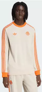 Adidas Originals Adicolor Oversized Crew Sweatshirt (ADI9j73001000001) beige/orange