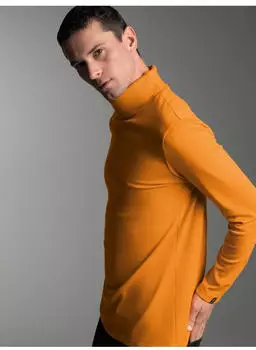Trigema Rollkragenshirt (68426445) curry