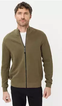 Camel Active Strickjacke mit Raglan&auml;rmeln und Knopfverschluss (409501-7K01) olivgr&uuml;n
