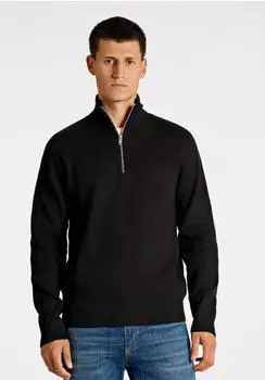 Lindbergh Pullover mit Troyer-Ausschnitt (30-804030) black