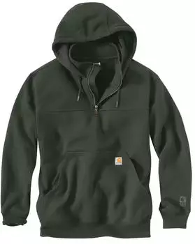 Carhartt Quarter-Zip Sweatshirt (100617) forstgrün