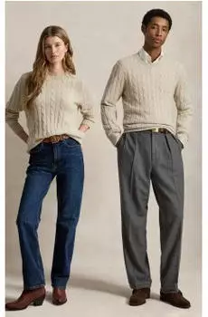 Polo Ralph Lauren Kaschmirpullover mit Zopfmuster (710876728) beige
