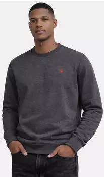 U.S. Polo Assn. Pullover mit Rundhalsausschnitt P015 schwarz