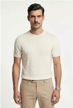 Joop! Elio Regular Fit Strickshirt (32813428) natural