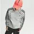Adidas Spacer Teamgeist 26 Cutline Hoodie Sweatshirt (35754113) medium grau heather/schwarz