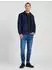 Jack & Jones JjeGlobe Knit Crew Neck Sweater (12258139) dark grey melange