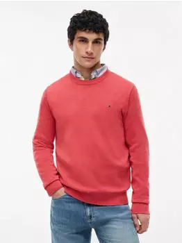 Tommy Hilfiger Crew Neck Slim Jumper (DM0DM21787) anthem rot
