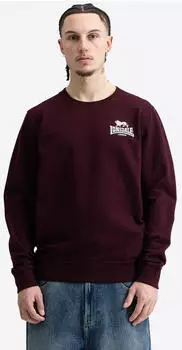 Lonsdale Longridge Slim Fit Sweatshirt oxblood/ecru