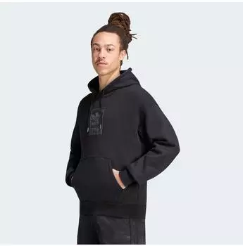 Adidas Camo HD Tongue Kapuzensweatshirt dunkelgrau/schwarz