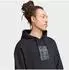 Adidas Camo HD Tongue Kapuzensweatshirt dunkelgrau/schwarz