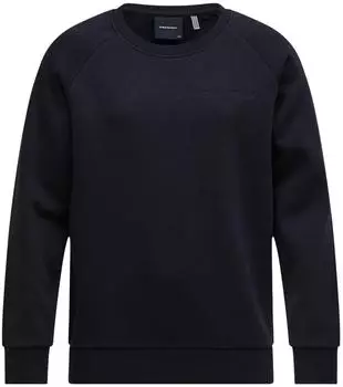Peak Performance Original Small Logo Crew Sweatshirt schwarz