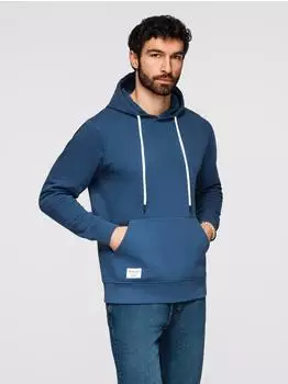 Ombre OM-SSBN-0270 Hoodie mit Kapuze Regular Fit dunkelblau