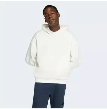 Adidas M SL SK HD Kapuzensweatshirt (KF8596) sanftes wei&szlig;