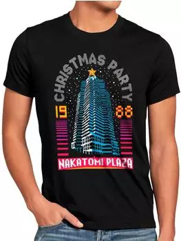 style3 Nakatomi Party Kinder T-Shirt schwarz