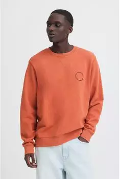 Blend BHKHARI WASH CREW SWEAT Sweatshirt Regular Fit (20721060) cinnabar