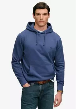 Superdry Essential SDCO Logo Hood Kapuzensweatshirt Regular Fit (65533638) hampton blue