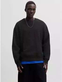 Jack & Jones JJEACE Sweat Crew Neck Sweatshirt (12300670) schwarz