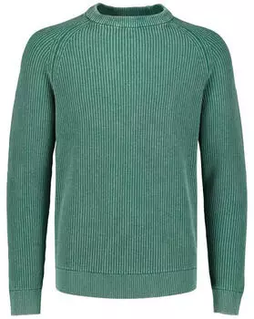 Lindbergh Relaxed Fit Strickpullover mit Rundhalsausschnitt (31004036) dk green