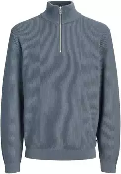 Jack & Jones JPRBLACONNOR KNIT HALF ZIP Rollkragen Regular Fit (86527761) turbulence