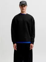 Jack & Jones Herren Sweatshirt JJEBARRON SWEAT CREW NECK - Relaxed Fit -...