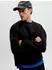 Jack & Jones JJEBARRON SWEAT CREW NECK NOOS Sweatshirt Loose Fit (12148959) schwarz