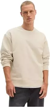 Marc O'Polo Sweatshirt mit Logostickerei (25137613) grey silk/creme