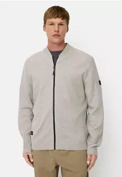 Camel Active Strickjacke mit Bomberkragen (409508-8K01) grau
