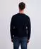 Pierre Cardin Rundhalspullover mit Waffelstruktur-Muster (70258529) salute