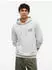 Tommy Hilfiger Regular Entry Signature Hood Kapuzensweatshirt Regular Fit (99688129) ice grau heather/hellgrau/knallrot/schwarz