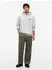 Tommy Hilfiger Regular Entry Signature Hood Kapuzensweatshirt Regular Fit (99688129) ice grau heather/hellgrau/knallrot/schwarz