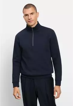 OLYMP Casual Regular Fit Troyer marine