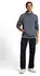 Tom Tailor Snood Sweatshirt in Melange-Optik (1052682) blau