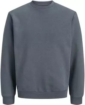 Jack & Jones JJEBRADLEY Sweat Crew NOOS Sweatshirt mit Rippb&uuml;ndchen, Relaxed Fit (JAC9cxp028000001) turbulence