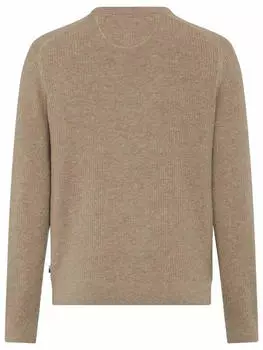 BRAX Style Rick Rundhals Pullover cappuccino