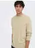 Only & Sons ONSLOUI LS Structure Crew Regular Knit Pullover (22040271) beige