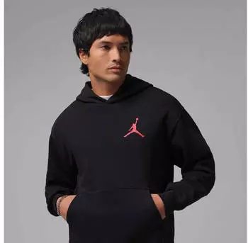 Nike Jumpman Fleece Pullover 2 (IR0333-010) black/gym red