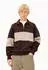armedangels GESTREIFTES TROYER SWEATSHIRT | 100% Bio-Baumwolle - braun ( ) (30008914-3781)
