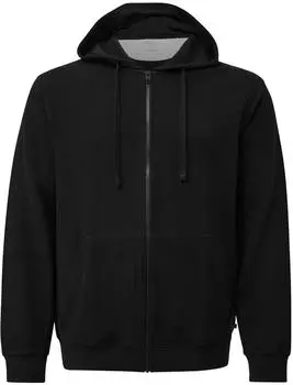 s.Oliver Kapuzensweatjacke in Waffelpiqué schwarz 2185547.9999.