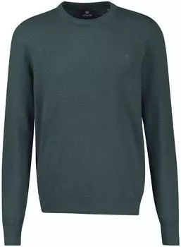 Lerros Strickpullover aus reiner Baumwolle in gro&szlig;en Gr&ouml;&szlig;en - Cedar Green (26750071_66402)