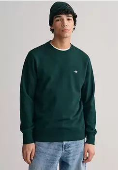 GANT Shield Regular Fit Sweatshirt (2006065) silbergrau/tanne/rot
