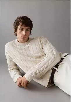 Pepe Jeans Draven V-Ausschnitt-Pullover (PM7000094) ivory wei&szlig;
