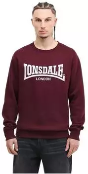 Lonsdale Welham Sweatshirt Regular Fit bordeaux